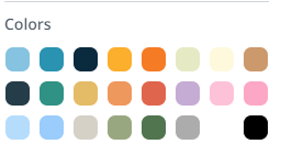 paleta de colores de Studio